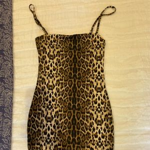 Salty brand. Cheetah print dress
